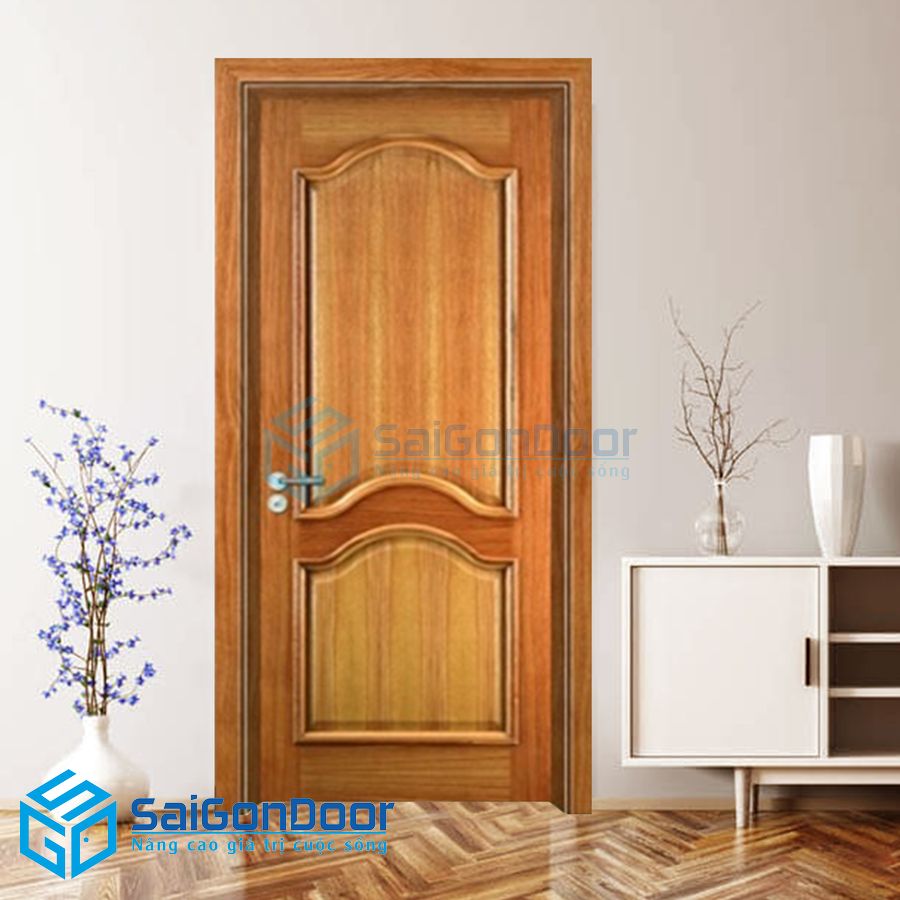 Cửa gỗ tự nhiên P2A-XOAN DAO 1 cua go tu nhien GTN202A1