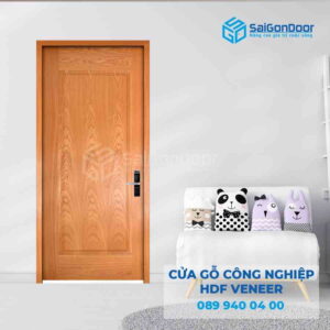 Cửa Gỗ HDF Veneer 1B oak soi