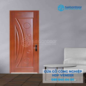 Cửa Gỗ HDF Veneer 1K sapele