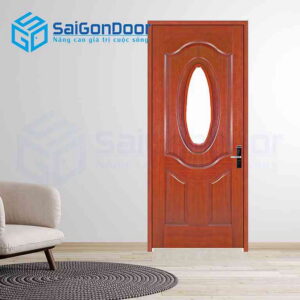 Cửa Gỗ HDF Veneer 3Gỗ cam xe