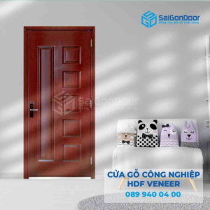 Cửa Gỗ HDF Veneer 6B cam xe 2