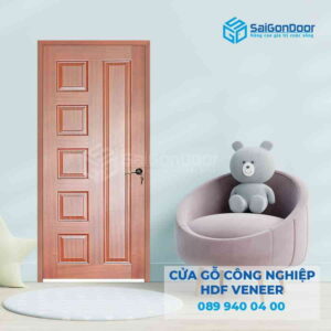 Cửa Gỗ HDF Veneer 6B cam xe