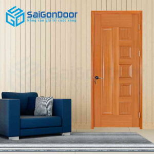 Cửa Gỗ HDF Veneer 6B sapele 4