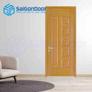Cửa Gỗ HDF Veneer 6B sapele 5