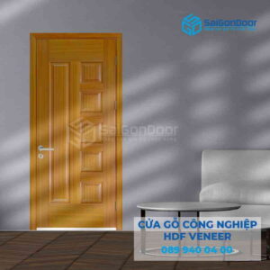 Cửa Gỗ HDF Veneer 6B sapele 5