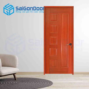 Cửa Gỗ HDF Veneer 6B xoa dao