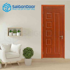 Cửa Gỗ HDF Veneer 6B xoan dao