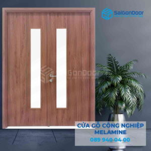 Cửa Gỗ MDF Melamine 2P1G1