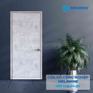 Cửa Gỗ MDF Melamine P1 van kem
