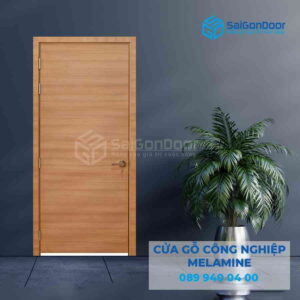 Cửa Gỗ MDF Melamine P1 van ngang