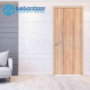 Cửa Gỗ MDF Melamine P1R2 inox