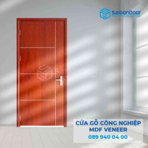 Cửa Gỗ MDF Veneer P1R4b xoan dao 4