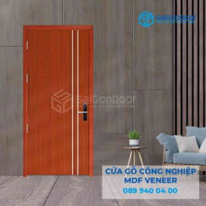 Cửa Gỗ MDF veneer P1R2 cam xe 2