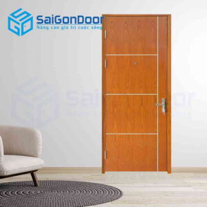 Cửa Gỗ Chống Cháy MDF Veneer P1R5 xoan dao