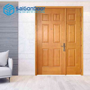 Cửa Gỗp HDF Veneer 9A soi me bong con