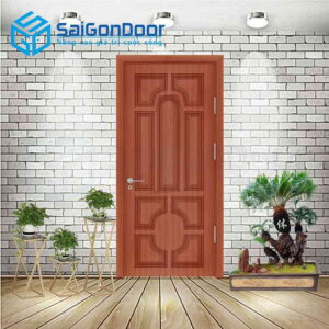 Cửa Nhựa Gỗ Composite 018 teak 1
