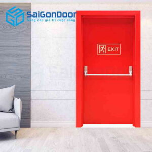 Cửa Thép Chống Cháy P1 thanh thoat hiem day