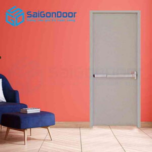 Cửa Thép Chống Cháy P1 xam thanh thoat hiem